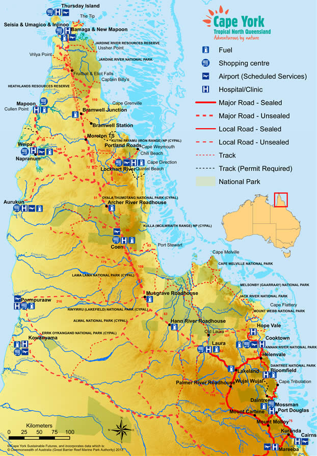 Cape York Map